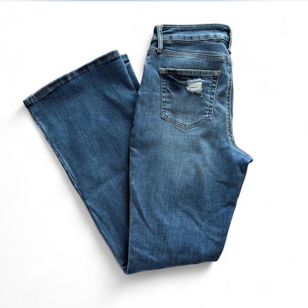 Maurices Dark Blue Flare Jeans